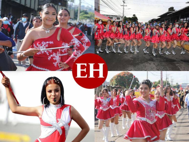 Faldas vaporosas y variedad de rojos, los trajes favoritos de las palillonas en Honduras