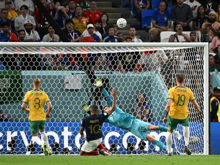 Las mejores imágenes que dejó la goleada 4-1 de Francia a Australia en el Mundial Qatar 2022