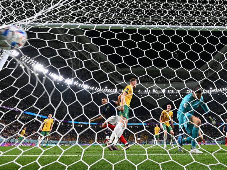Las mejores imágenes que dejó la goleada 4-1 de Francia a Australia en el Mundial Qatar 2022