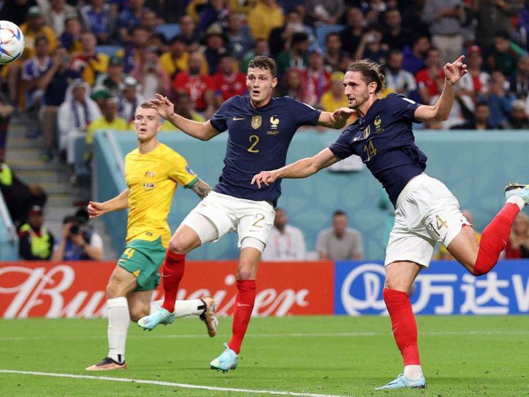 Las mejores imágenes que dejó la goleada 4-1 de Francia a Australia en el Mundial Qatar 2022