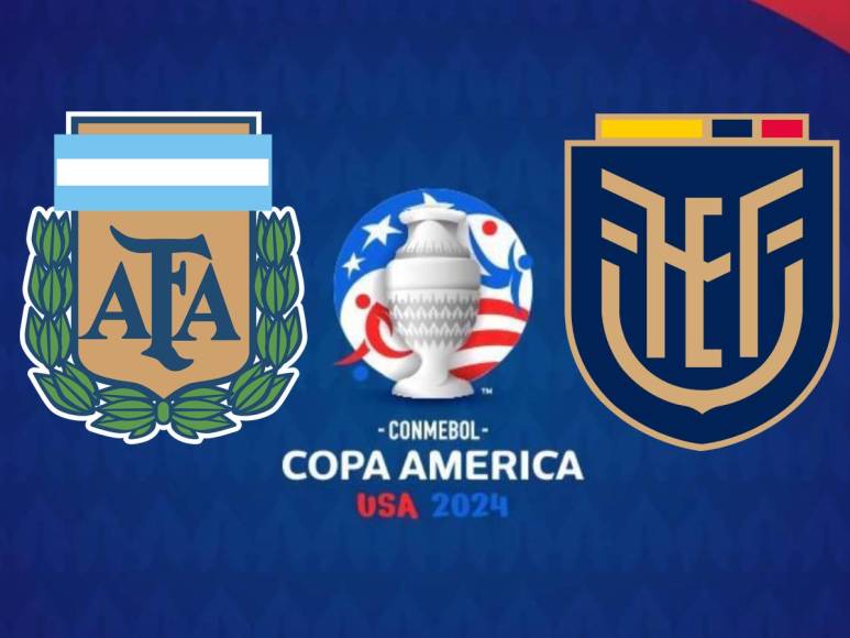 Alineación de Argentina para enfrentar a Ecuador en cuartos de final en Copa América 2024