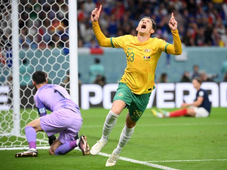 Las mejores imágenes que dejó la goleada 4-1 de Francia a Australia en el Mundial Qatar 2022