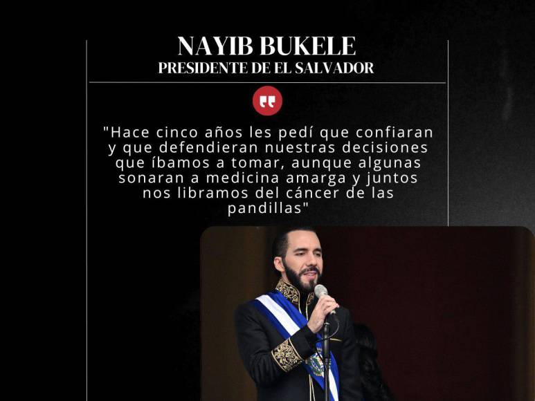 “Ningún gobierno pudo combatir al cáncer de las pandillas”: Frases de Bukele en su toma de posesión