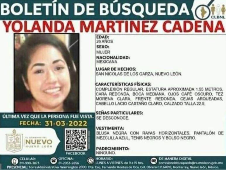 Joven salió a buscar trabajo y no regresó: ¿Dónde está Yolanda Martínez?