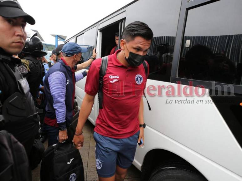 En medio de algarabía de su afición llega Motagua al Chelato Uclés (Fotos)