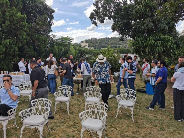 Así disfrutó la comunidad argentina en Honduras el decisivo partido contra México en el Mundial de Qatar 2022