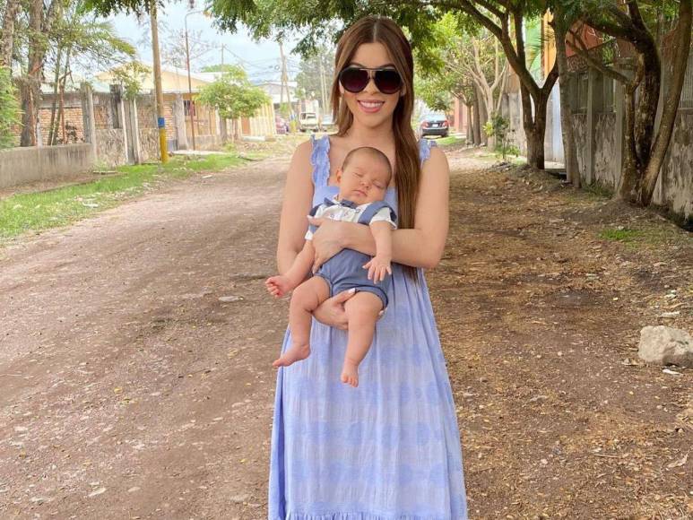 Famosas hondureñas que se han convertido en madres este 2023