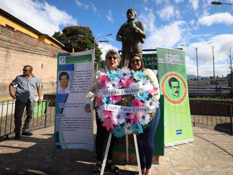Conmemoran Día contra el Narcotráfico en memoria de Alfredo Landaverde