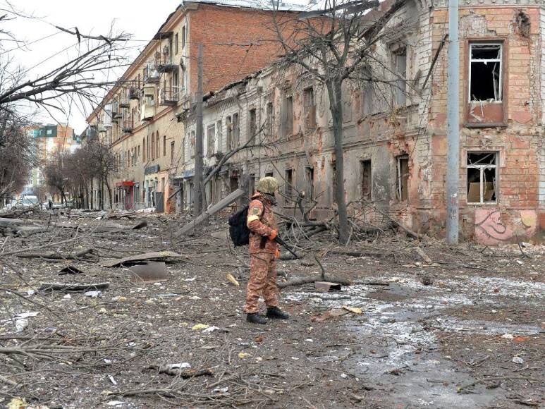 Las imágenes de la devastación en Járkov tras los bombardeos rusos