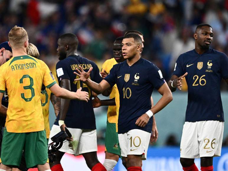 Las mejores imágenes que dejó la goleada 4-1 de Francia a Australia en el Mundial Qatar 2022