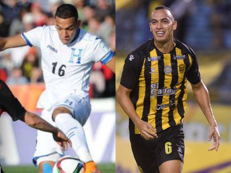 El antes y ahora de los jugadores de Honduras convocados ante México