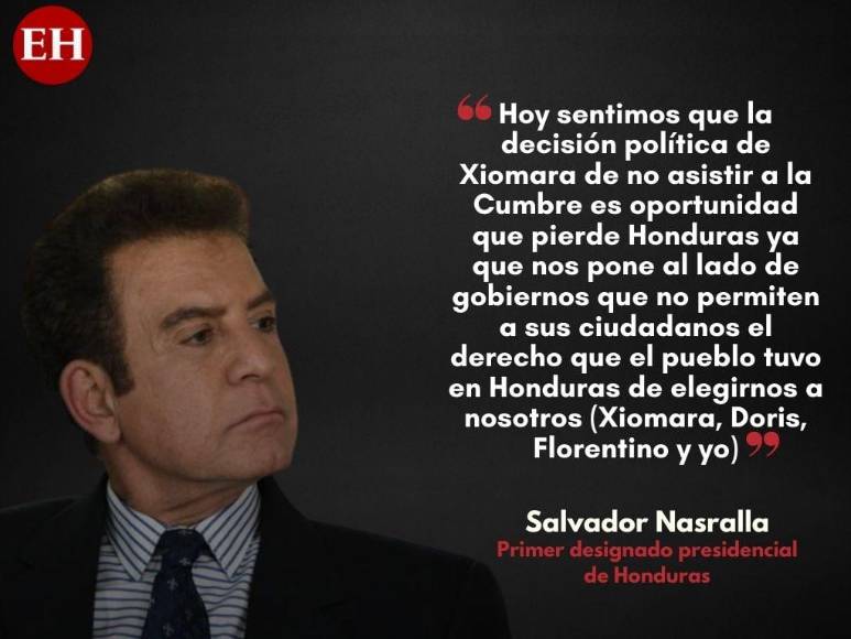 Salvador Nasralla sobre Cumbre de las Américas: El primer designado no ha sido consultado ni invitado a nada