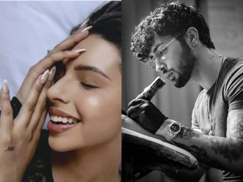 Tatuador revela que Ángela Aguilar se tatuó las iniciales de Christian Nodal