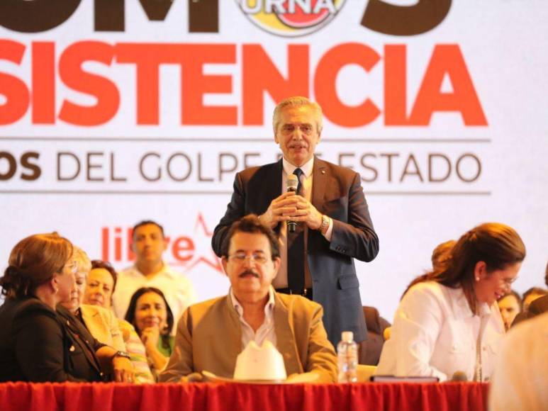 Invitados internacionales presentes en la conmemoración de 15 años del golpe de Estado