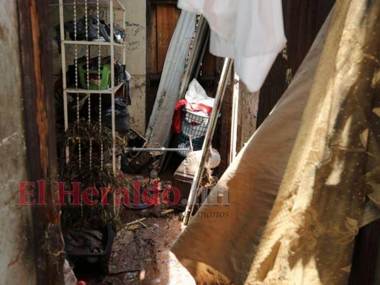 Imágenes de las zonas afectadas en la capital por las fuertes lluvias