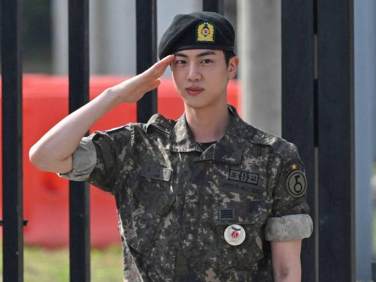 Jin de BTS finaliza su servicio militar obligatorio en Corea del Sur