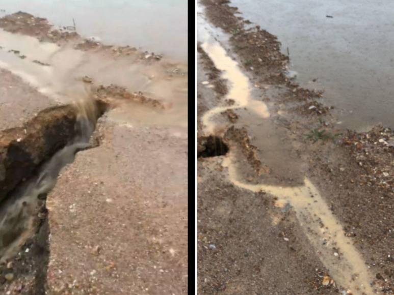 Primeras lluvias dejan en evidencia deficiente construcción de borda por parte de la SIT en Costa de los Amates