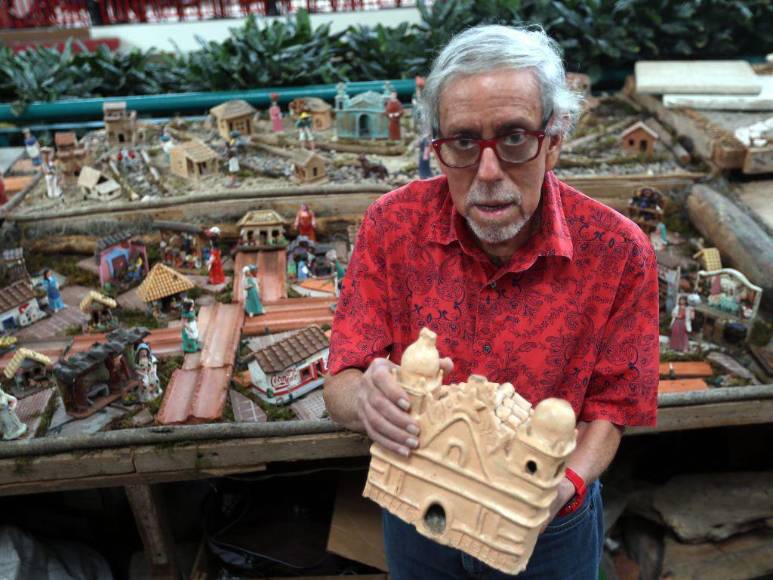 La vida del arquitecto Fernando Martínez, creador de los mejores nacimientos de Honduras, en imágenes