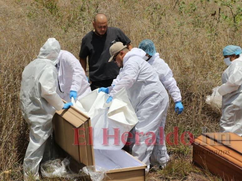 Olvidados por familiares: Así fue el entierro masivo de cadáveres sin reclamar en la capital (Fotos)