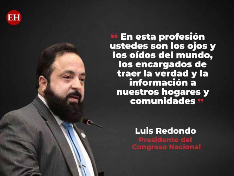 Las frases de Luis Redondo durante la entrega de los Premios Parlamentarios de Periodismo 2023