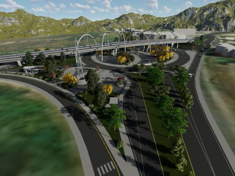 Así será el puente elevado que se inició a construir en el desvío a Mateo