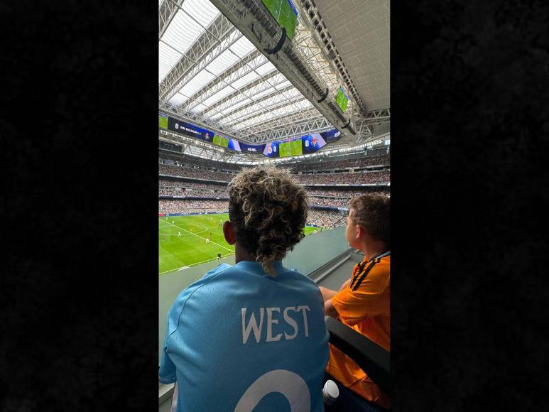 ¡Invitada por Vinicius! Kim Kardashian sorprende durante partido del Real Madrid