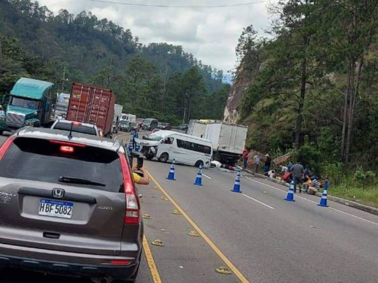 Fotos: Lo que se sabe del accidente que dejó tres muertos y varios heridos en Siguatepeque