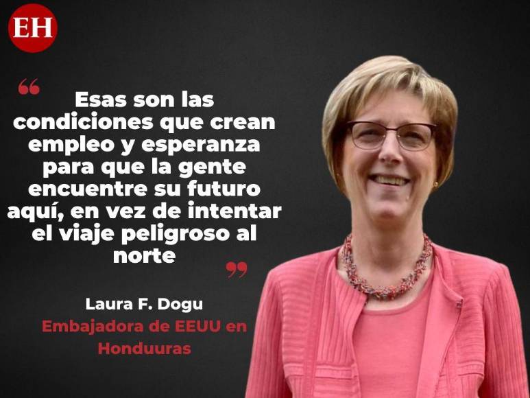 Las frases de la embajadora Laura Dogu sobre Honduras y la preocupación de EEUU