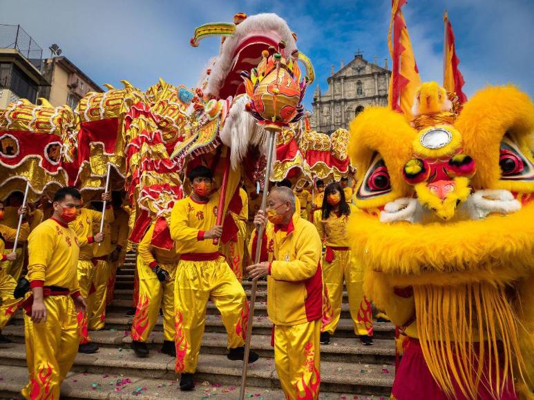 Bailes y disfraces: así se vivió la celebración del Año Nuevo chino en diferentes partes del mundo