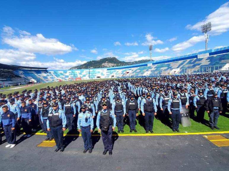 ¡Blindaje! Seguridad total para la final Olimpia vs Motagua en el Nacional