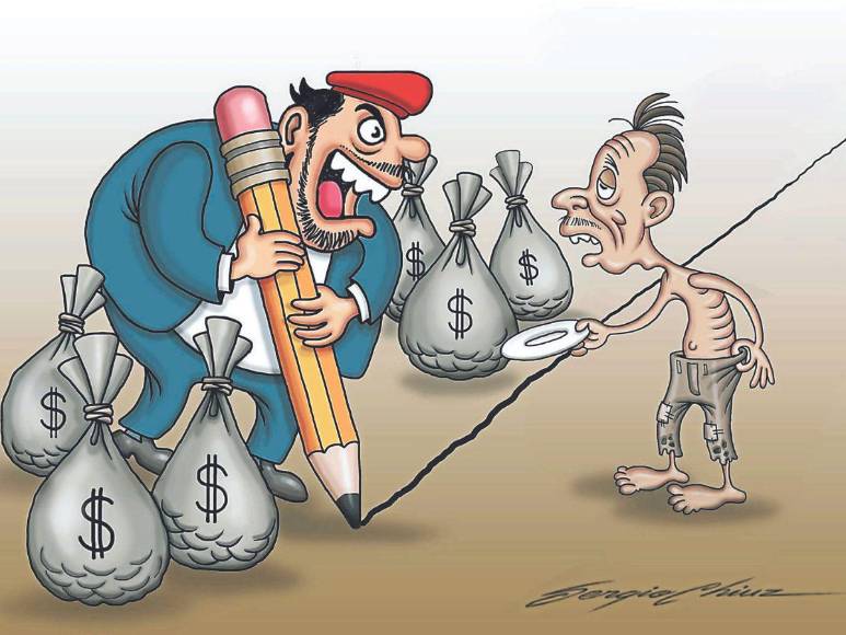 Entre el despilfarro y la miseria