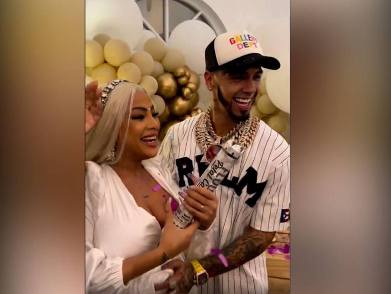 Las imágenes de Yailin antes del nacimiento de su hija Cattleya