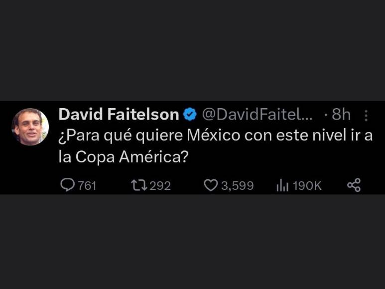 Así explotó Faitelson contra México y alabó el fútbol de Honduras