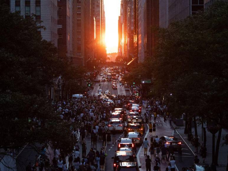 ¿Qué es Manhattanhenge, el fenómeno solar que afecta Nueva York?