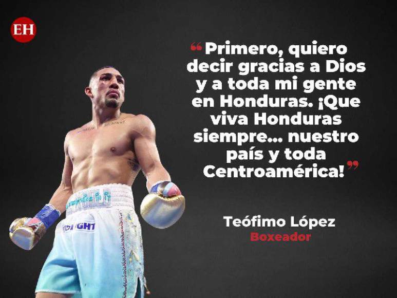 “Para mí todo es Dios”: Las frases de Teófimo López, nuevo campeón de peso superligero