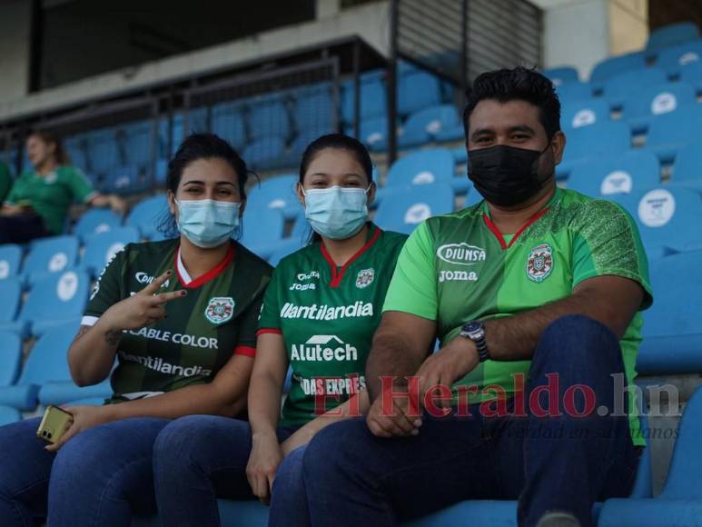 Ambiente festivo: Así se vive partido de ida de la semifinal entre Marathón y Real España (Fotos)