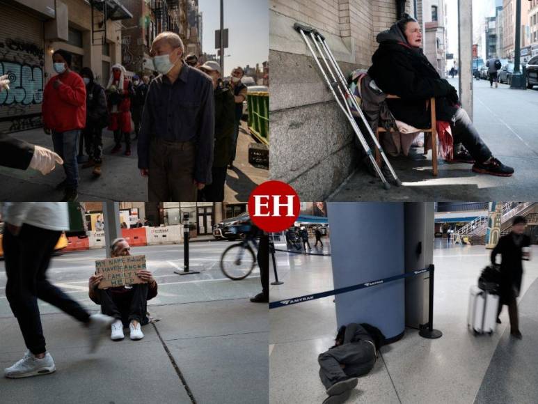La peligrosa vida de los indigentes en la ciudad de Nueva York (FOTOS)