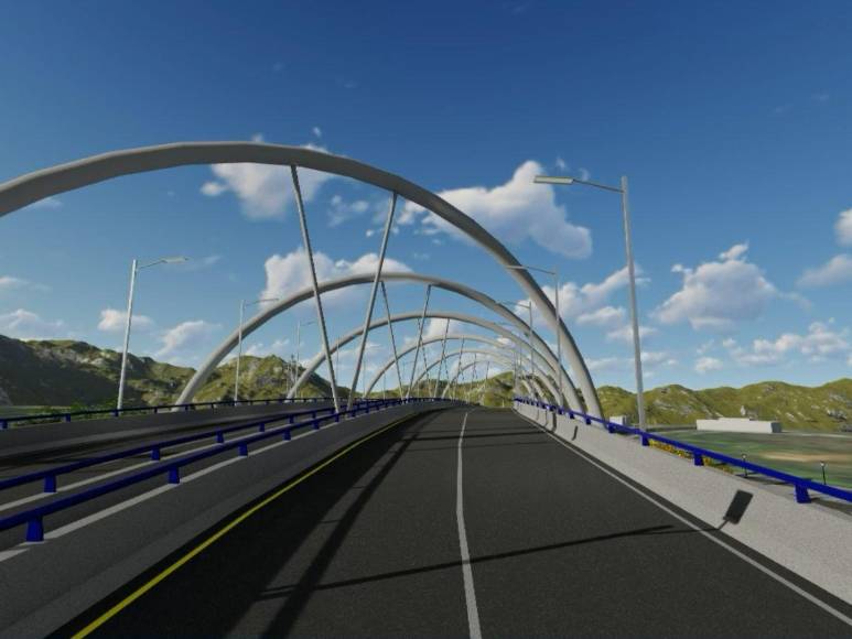 Así será el puente elevado que se inició a construir en el desvío a Mateo