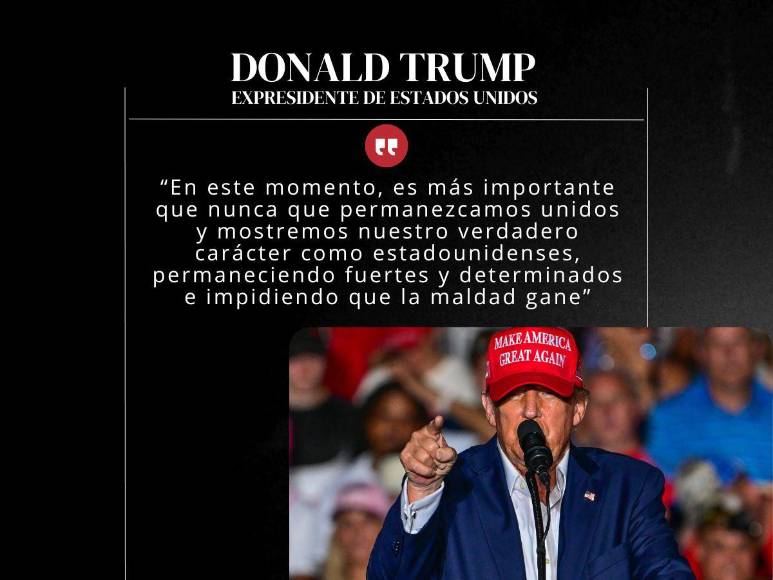 Las frases de Donald Trump tras el atentado en su contra en Pensilvania