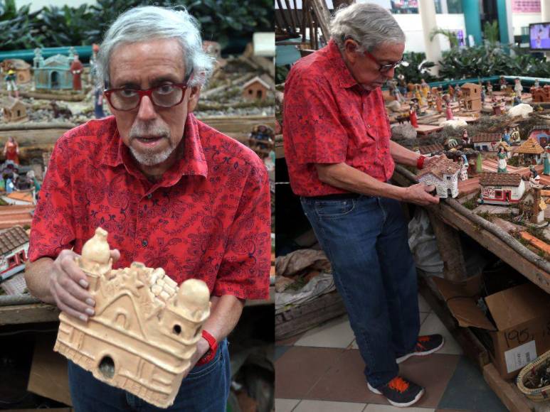 La vida del arquitecto Fernando Martínez, creador de los mejores nacimientos de Honduras, en imágenes
