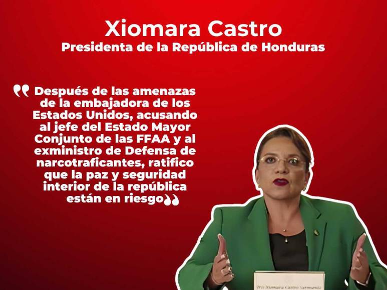 El plan para destruir mi gobierno está en marcha: las frases de Xiomara Castro tras narcovideo
