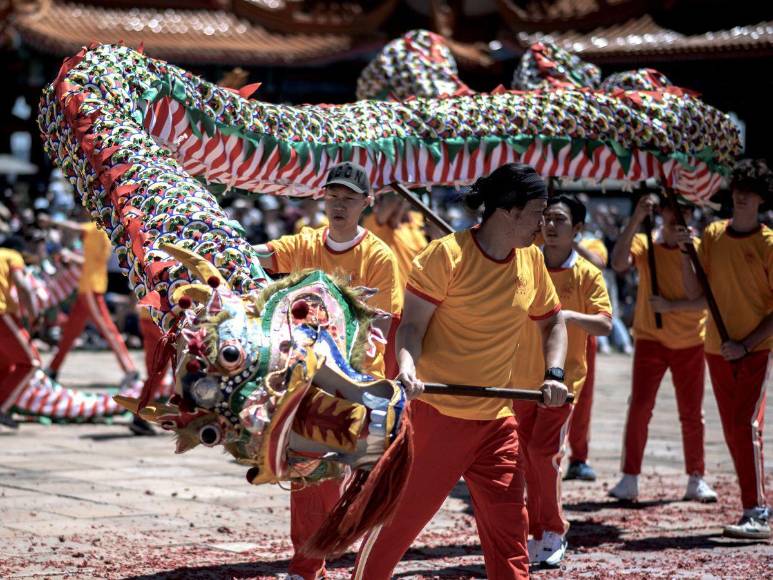 Bailes y disfraces: así se vivió la celebración del Año Nuevo chino en diferentes partes del mundo