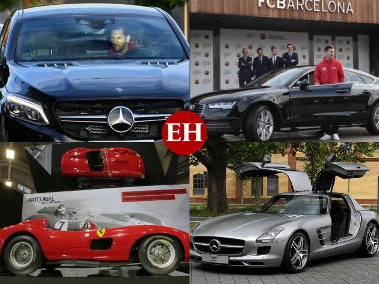 Costosos y con significado especial: Así es la colección de lujosos autos de Lionel Messi