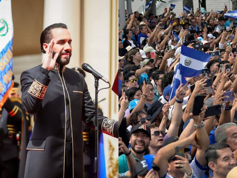 Las mejores imágenes de la toma de posesión de Nayib Bukele