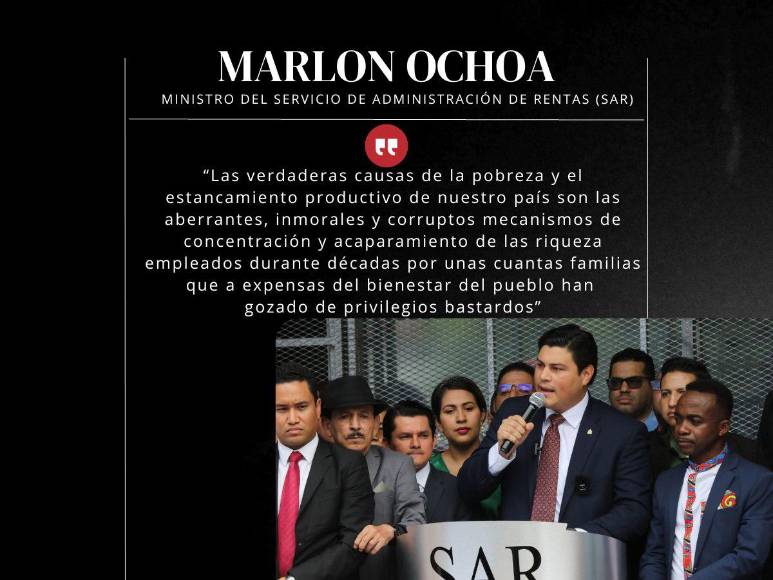 Frases de Marlon Ochoa, titular del SAR, tras entregar pruebas contra empresarios