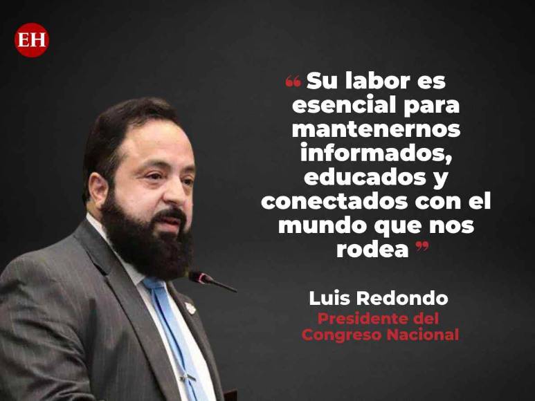 Las frases de Luis Redondo durante la entrega de los Premios Parlamentarios de Periodismo 2023
