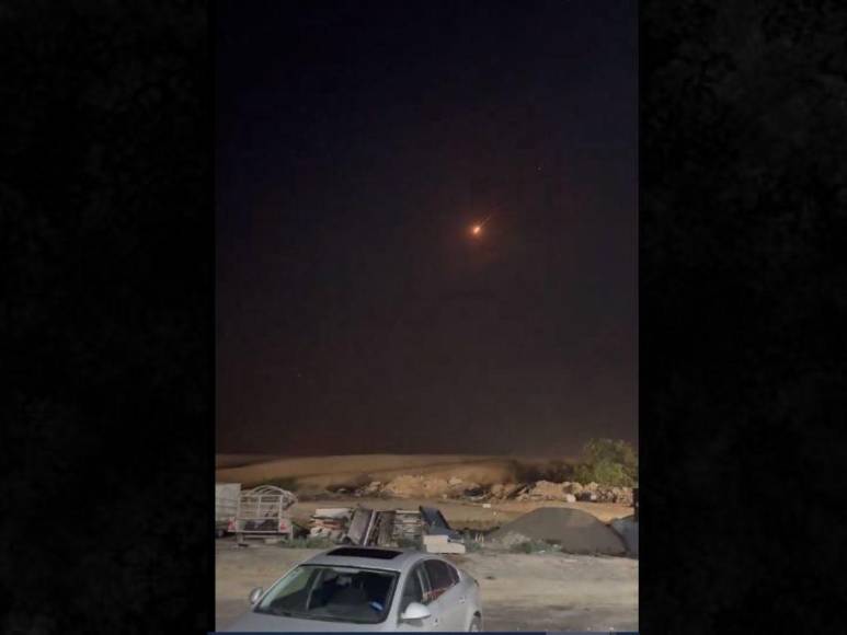 Primeras imágenes del ataque aéreo de Irán contra Israel