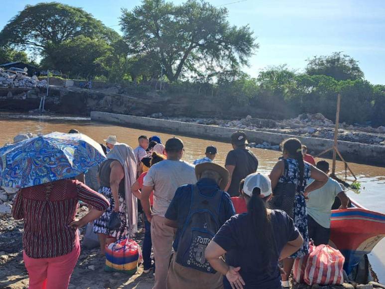 Nuevamente desbordado el río Goascorán en Costa de los Amates: bordos de contención cedieron a la primera tormenta de septiembre