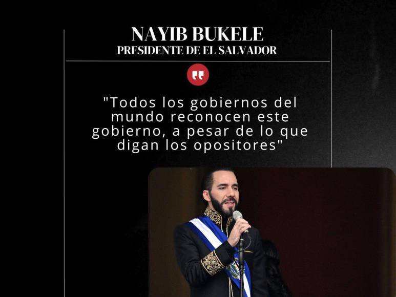 “Ningún gobierno pudo combatir al cáncer de las pandillas”: Frases de Bukele en su toma de posesión