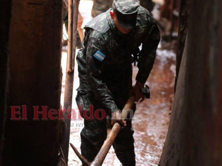 Imágenes de las zonas afectadas en la capital por las fuertes lluvias
